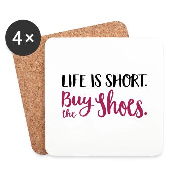 shoes - Coasters (set of 4) - white - Front