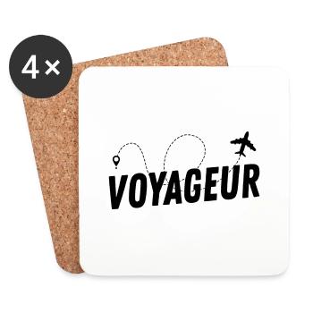 Traveler - Coasters (set of 4) - white - Front
