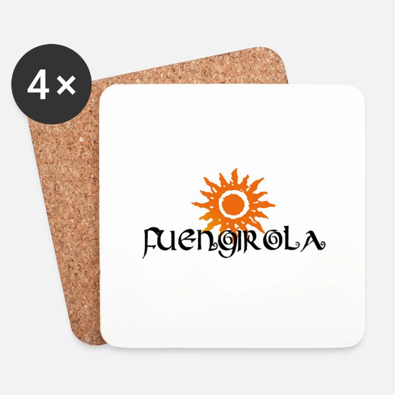 Fuengirola - Untersetzer (4er-Set) - Weiß