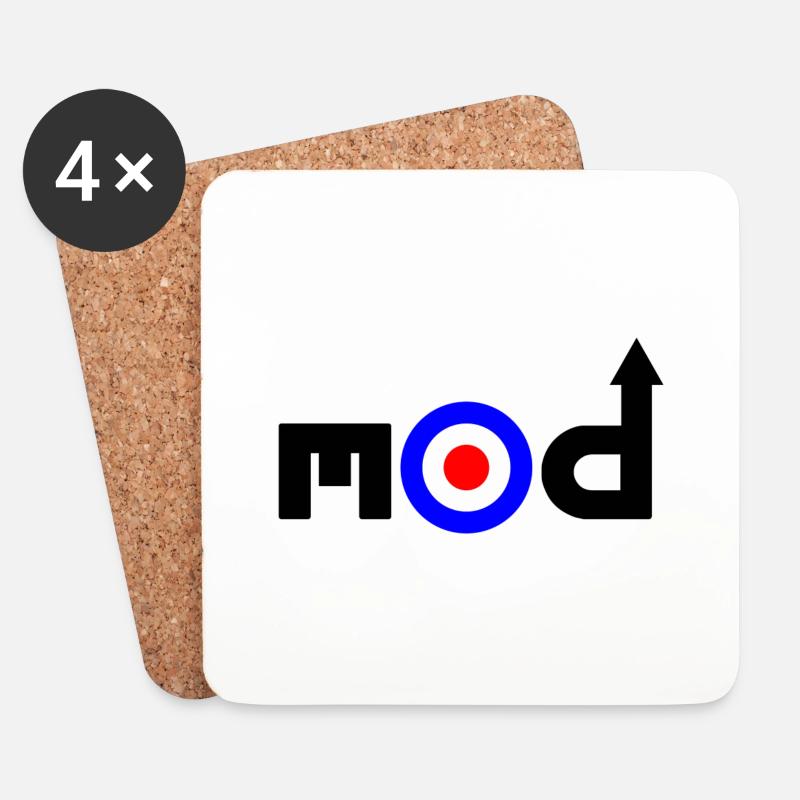 MOD - Untersetzer (4er-Set) - Weiß