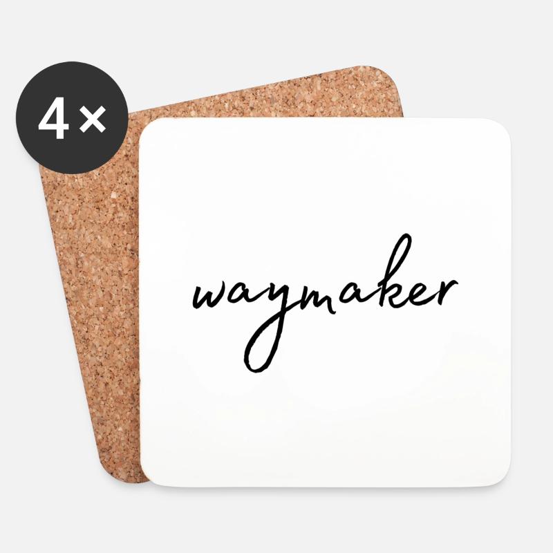 Waymaker - Untersetzer (4er-Set) - Weiß
