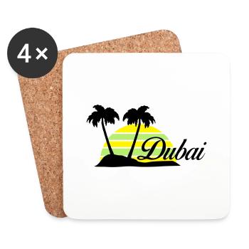 dubai - Untersetzer (4er-Set) - Weiß - Vorne