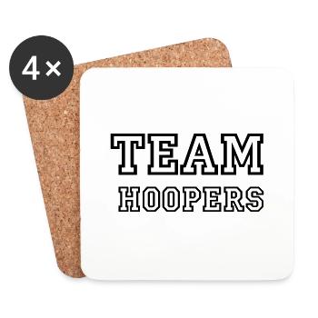 Team Hoopers Agility Hundesport - Dessous de verre (lot de 4) - blanc - Devant