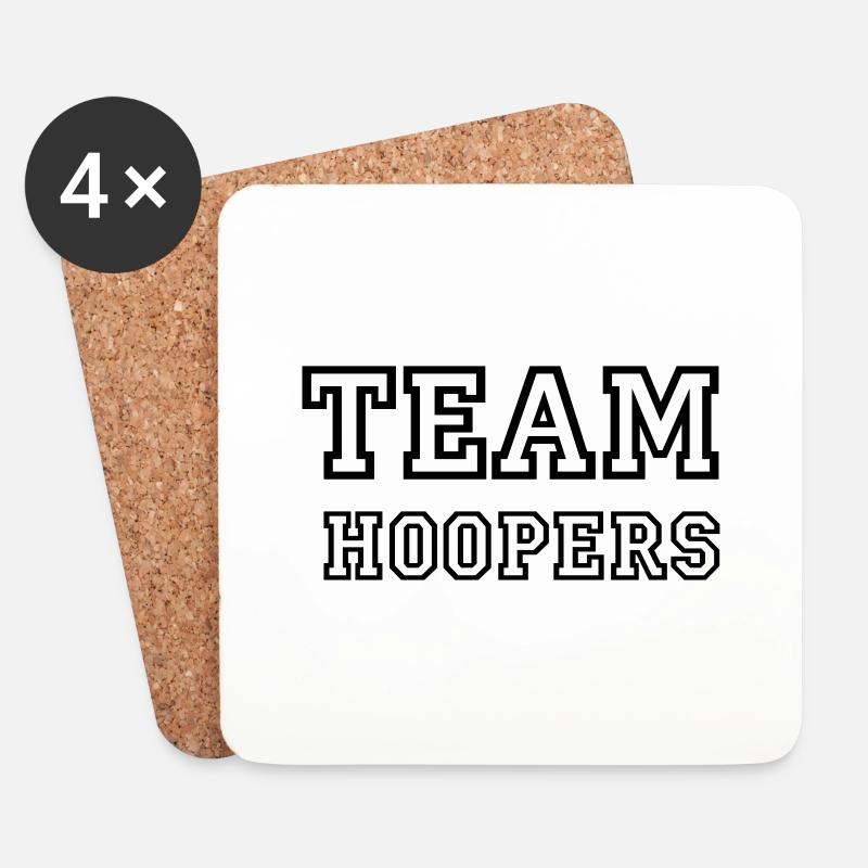 Team Hoopers Agility Hundesport - Untersetzer (4er-Set) - Weiß