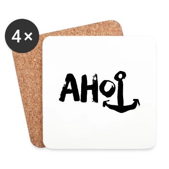 Ahoi - Untersetzer (4er-Set) - Weiß - Vorne
