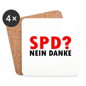 Spd - Untersetzer (4er-Set) - Weiß - Vorne