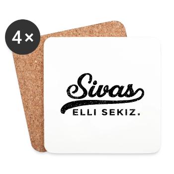 Sivas - Untersetzer (4er-Set) - Weiß - Vorne