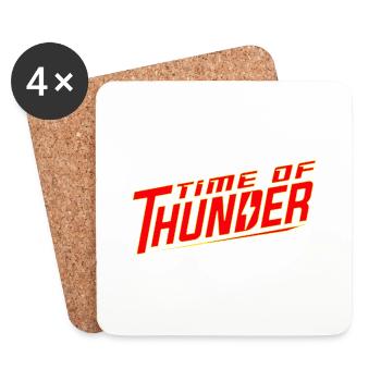 RED POWER - Coasters (set of 4) - white - Front
