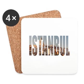 Istanbul - Coasters (set of 4) - white - Front