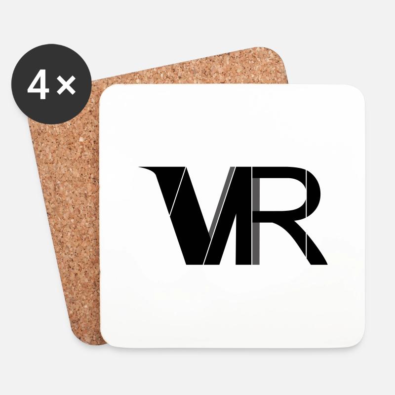 Vr - Untersetzer (4er-Set) - Weiß