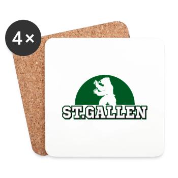 St Gallen - Untersetzer (4er-Set) - Weiß - Vorne