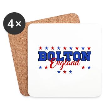 Bolton - Untersetzer (4er-Set) - Weiß - Vorne