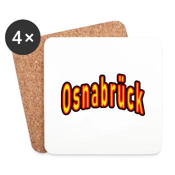 Osnabrück - Dessous de verre (lot de 4) - blanc - Devant