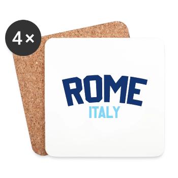 Rom Italien - Untersetzer (4er-Set) - Weiß - Vorne