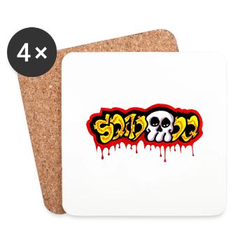 SQAD DQ - Untersetzer (4er-Set) - Weiß - Vorne