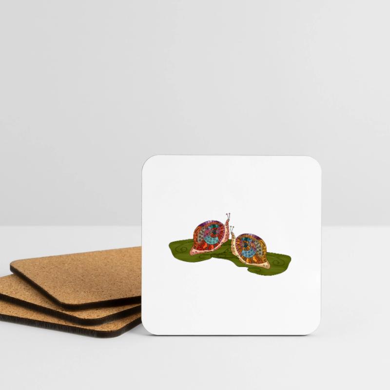 Escargots Dessous de verre (lot de 4)