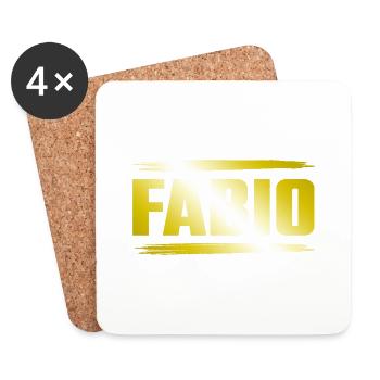 Fabio - Coasters (set of 4) - white - Front