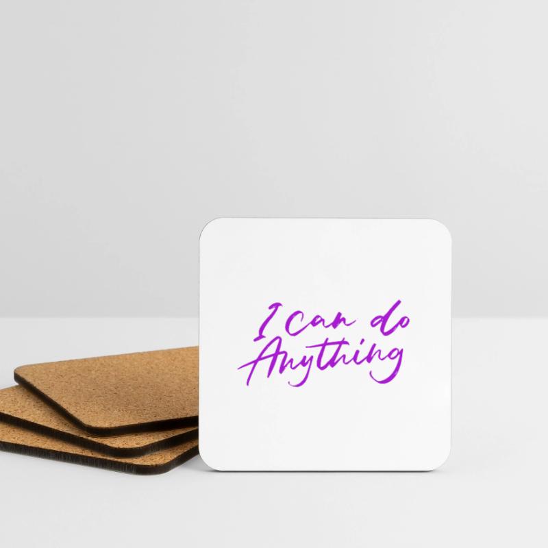 I can do anything Coasters (set of 4)