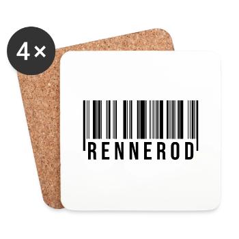 Rennerod Westerwald - Untersetzer (4er-Set) - Weiß - Vorne