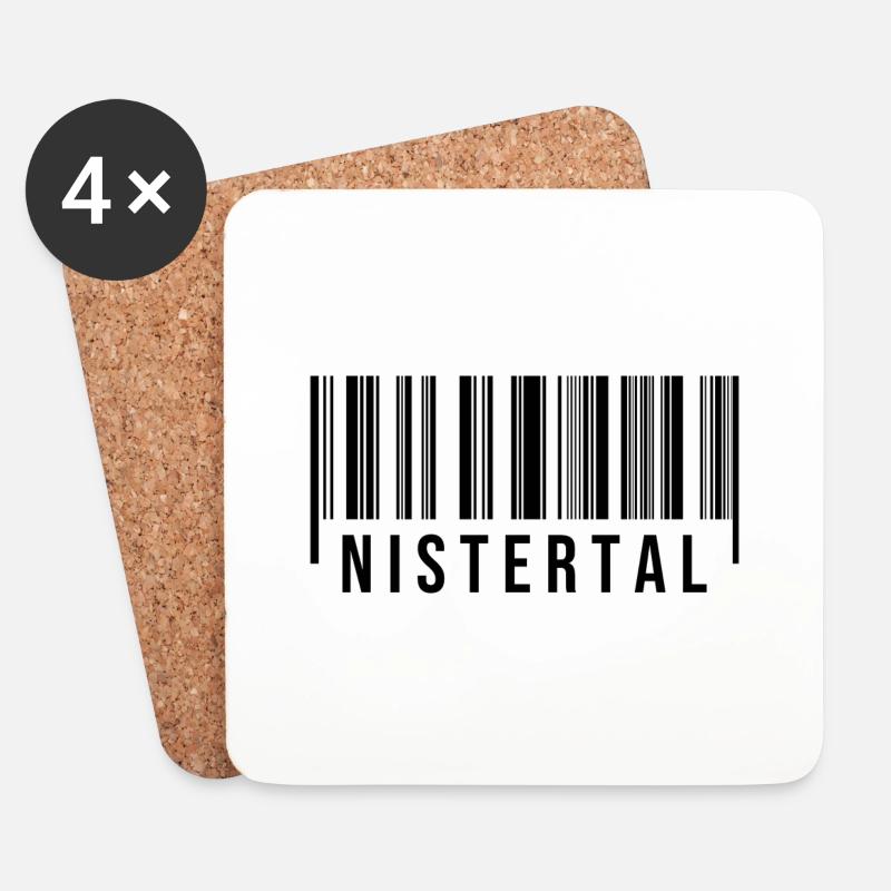 Nistertal Westerwald - Untersetzer (4er-Set) - Weiß
