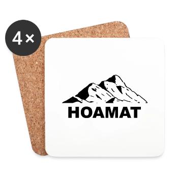 Hoamat - (7) - Untersetzer (4er-Set) - Weiß - Vorne