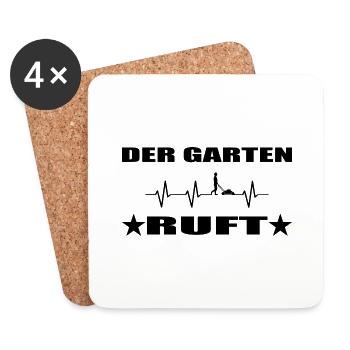 Garten - Untersetzer (4er-Set) - Weiß - Vorne