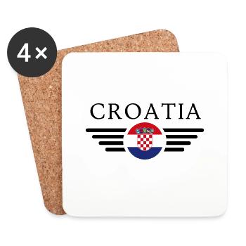 I love Croatia - Coasters (set of 4) - white - Front