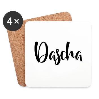 Nom - Dasha - Dessous de verre (lot de 4) - blanc - Devant