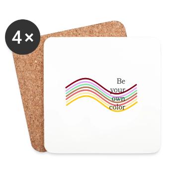 Color - Untersetzer (4er-Set) - Weiß - Vorne