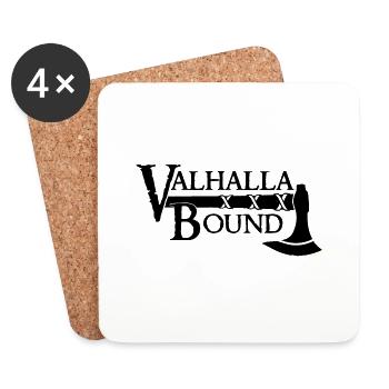 Vikings norden valhalla suède scandinavia flaga - Dessous de verre (lot de 4) - blanc - Devant