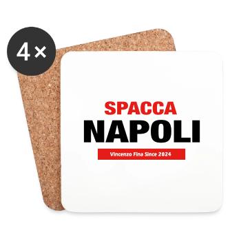 Spaccanapoli Vincenzo Fina - Untersetzer (4er-Set) - Weiß - Vorne