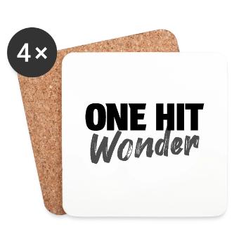 ONE HIT WONDER - Untersetzer (4er-Set) - Weiß - Vorne