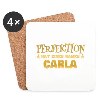 Gift for Carla - Coasters (set of 4) - white - Front