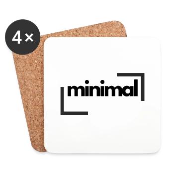 Minimal - Coasters (set of 4) - white - Front