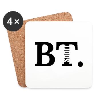 BT. - Sports - Untersetzer (4er-Set) - Weiß - Vorne