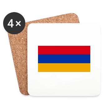 Armenia - Coasters (set of 4) - white - Front