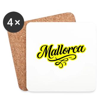 Mallorca Ornament - Coasters (set of 4) - white - Front