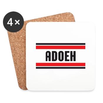 INDONET ADOEH - Coasters (set of 4) - white - Front
