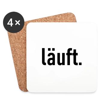 score. - Jogging - Course à pied - Course à pied - Fitness sportif - Dessous de verre (lot de 4) - blanc - Devant