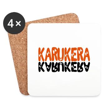 karukera Guadeloupe - Coasters (set of 4) - white - Front