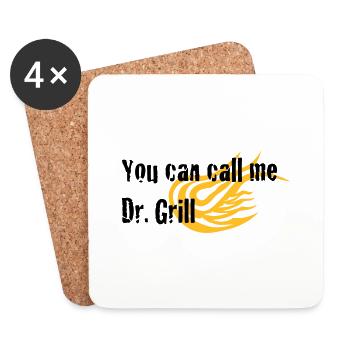 dr. grill - Untersetzer (4er-Set) - Weiß - Vorne