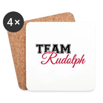 Team Rudolph - Untersetzer (4er-Set) - Weiß - Vorne