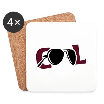 COOL - Untersetzer (4er-Set) - Weiß - Vorne
