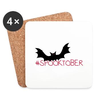 #spooktober / Halloween - Untersetzer (4er-Set) - Weiß - Vorne