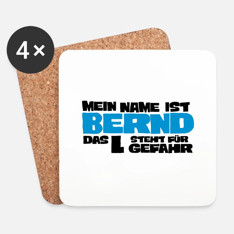 bernd - Untersetzer (4er-Set) - Weiß