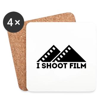 JE TIRE FILM FILM STRIP - T-shirts pour les - Dessous de verre (lot de 4) - blanc - Devant