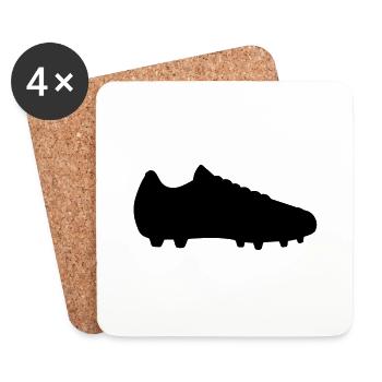 Soccer shoe - Coasters (set of 4) - white - Front