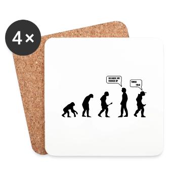 Swag Yolo Evolution - Coasters (set of 4) - white - Front