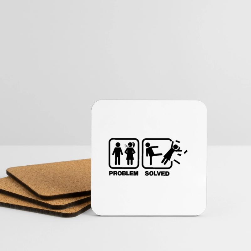 problem solved Untersetzer (4er-Set)