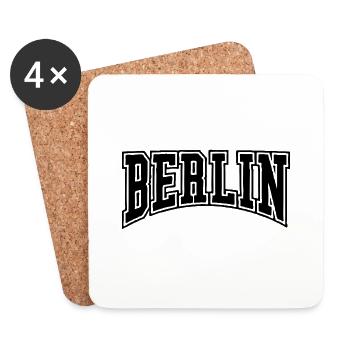 berlin_college_gewellt - Untersetzer (4er-Set) - Weiß - Vorne